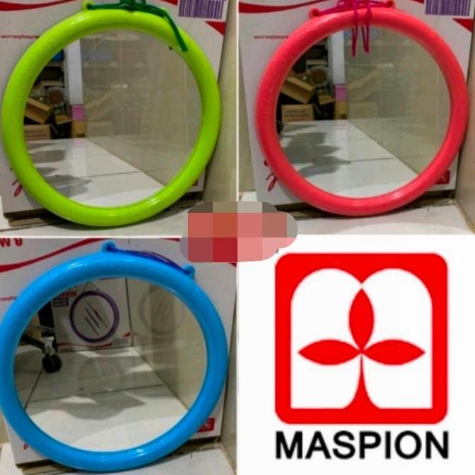 Cermin Bulat Gantung/Kaca Bulat Maspion