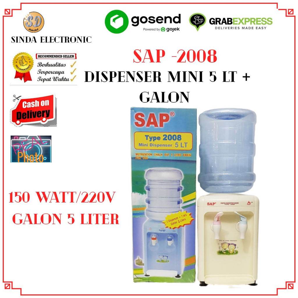 Dispenser Mini Sap 2008 Panas Normal,Dispenser Sap Galon Kecil 5Kg