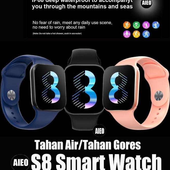 HUAWEI Jam Tangan Smart watch Pro Series 8 Full Layar Terbaru Original