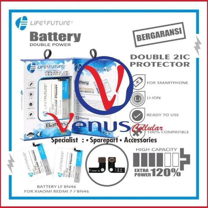 BATTERY DOUBLE POWER LIFE FUTURE BN46/ REDMI 7/REDMI NOTE 8