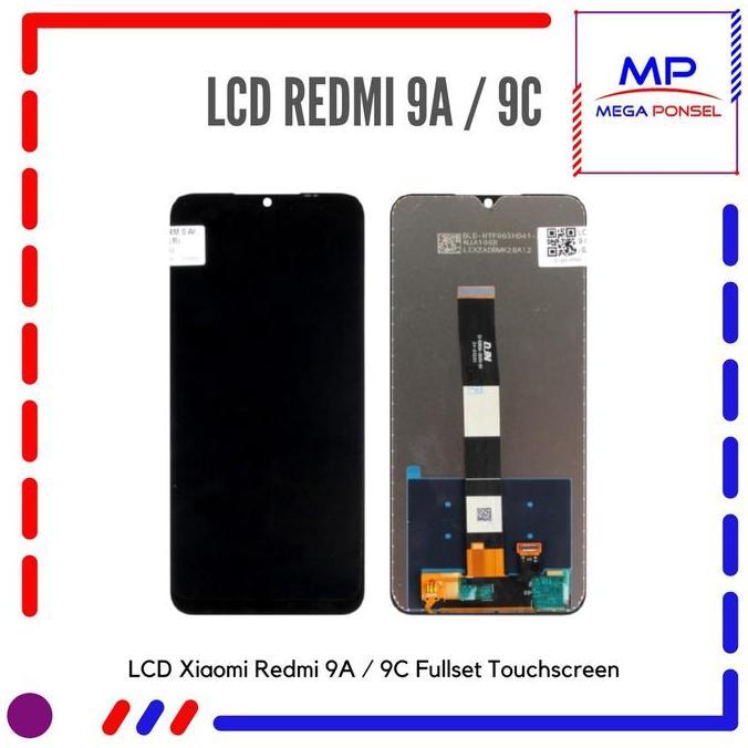 LCD Xiaomi Redmi 9a / LCD Xiaomi Redmi 9c Fullset Touchscreen - Mega