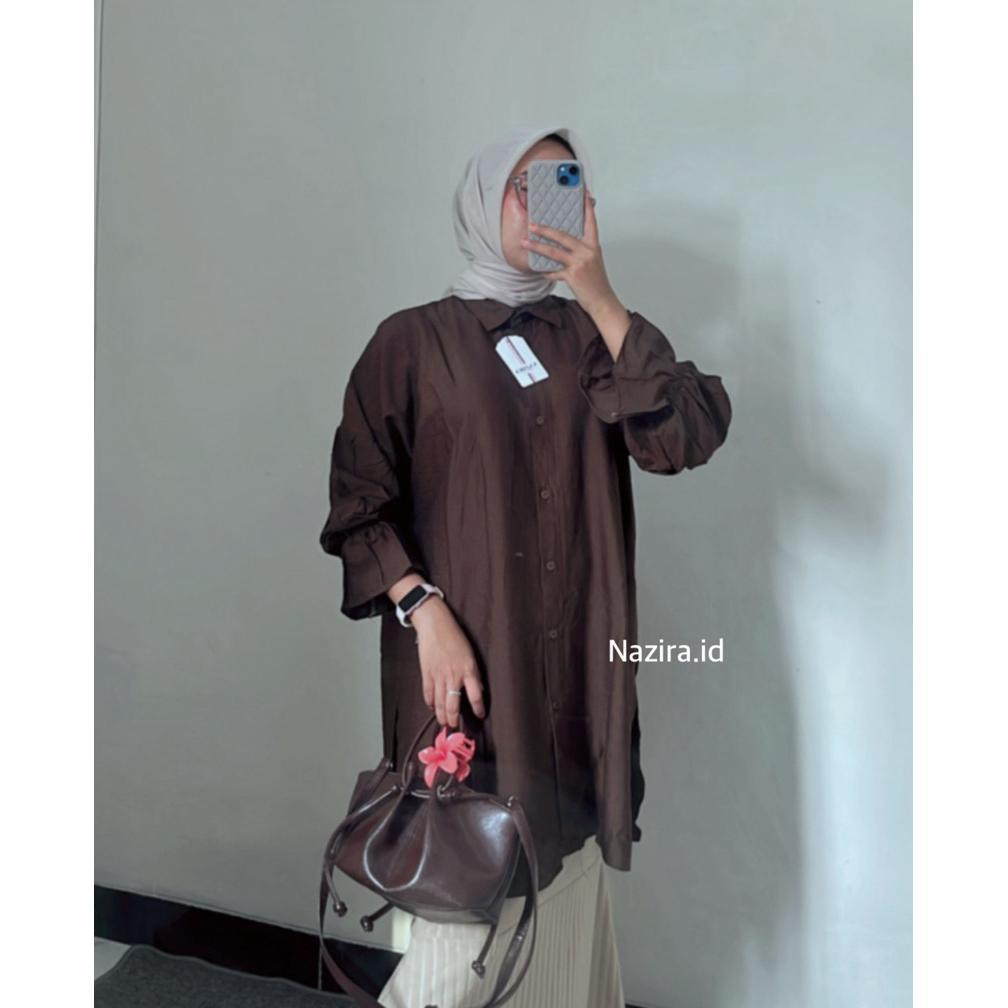 Limited Zr Slit Tunik - Aqila Slit Tunik Belah Samping Long Jumbo Wanita Terbaru