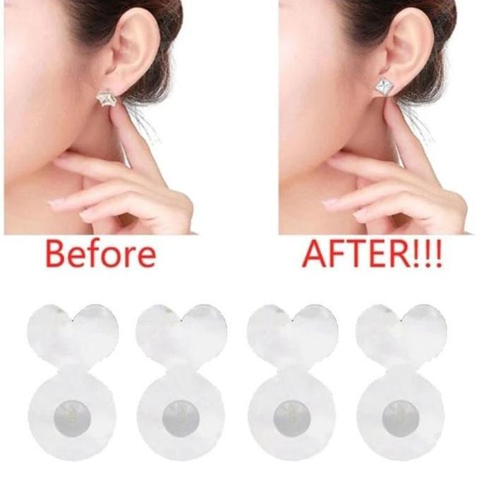 GHURDI 12 Bauh Premium Pantat Anting Silikon Stopper Penutup/Penahan/Bantalan Anting Tusuk