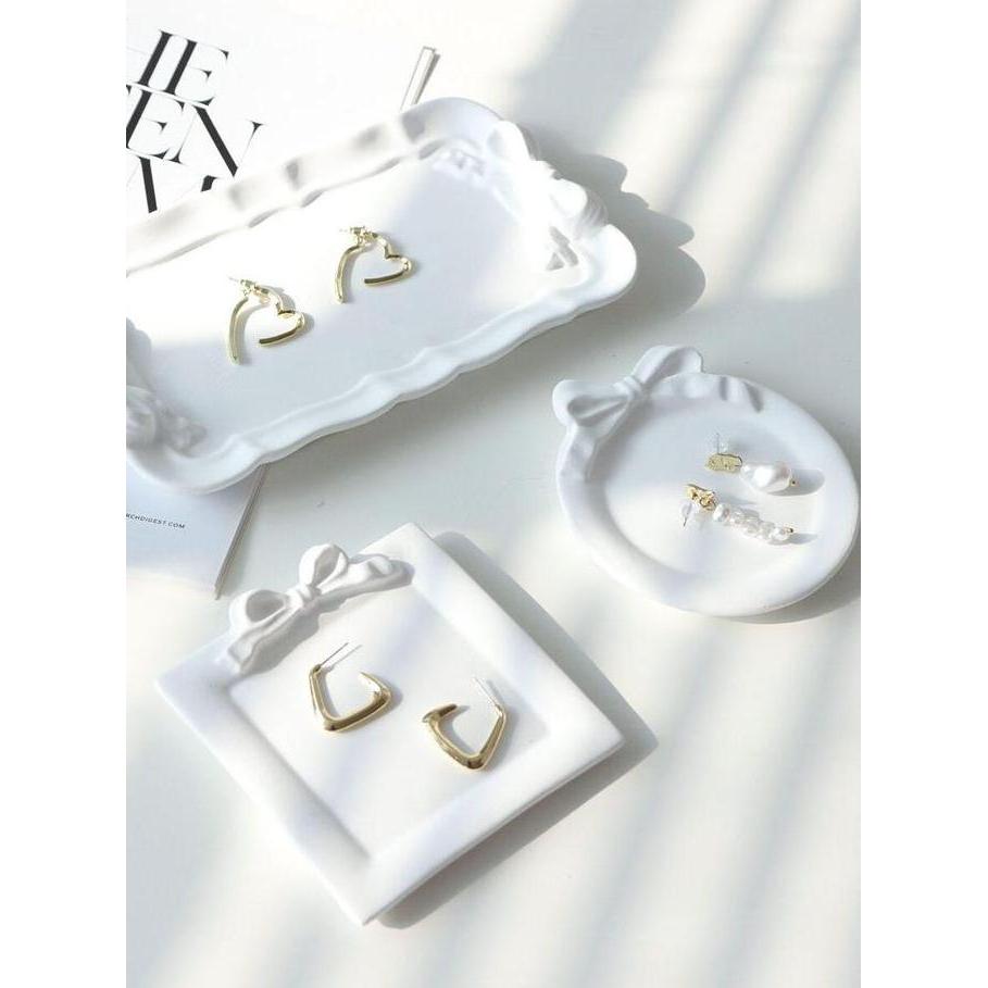 NOXAZA Nampan Resin Cetakan European Vintage Lace Tray Coaster Tatakan Nampan Lepek Mold Resin / Sem