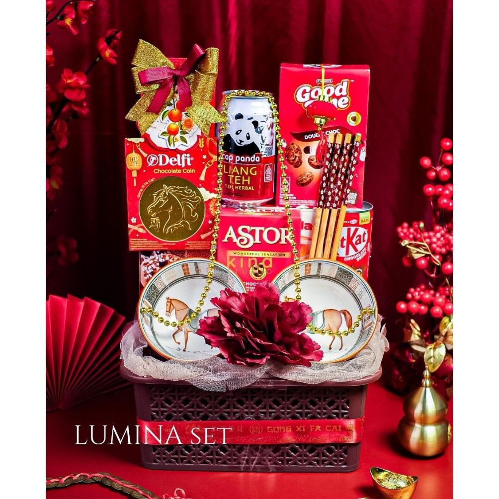 LUMINA - Hampers Snack Imlek, Hampers Imlek Premium, Hampers CNY Murah, Hampers Imlek