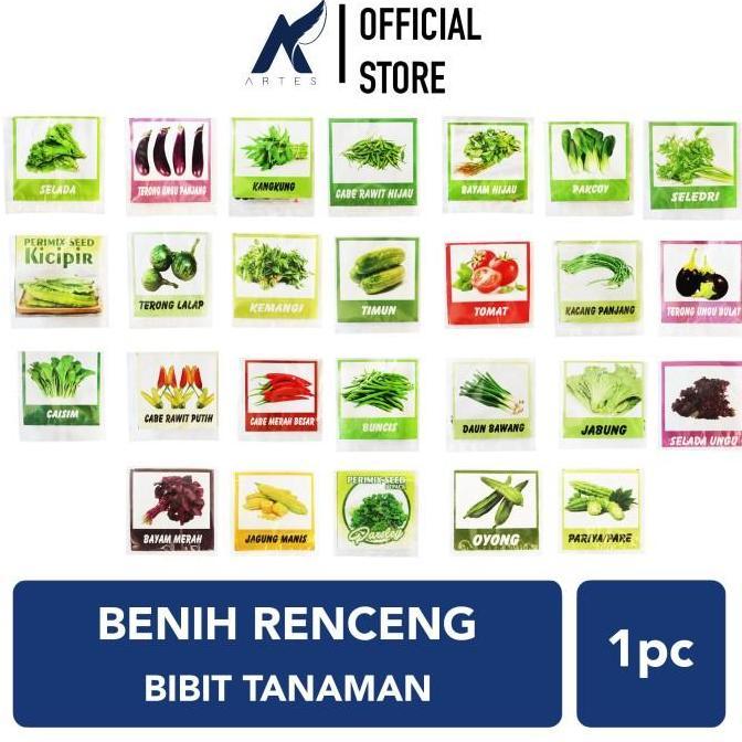 BENIH RENCENG Siap Tanam Sayuran-Buah-Lalapan Bibit Hidroponik-dll