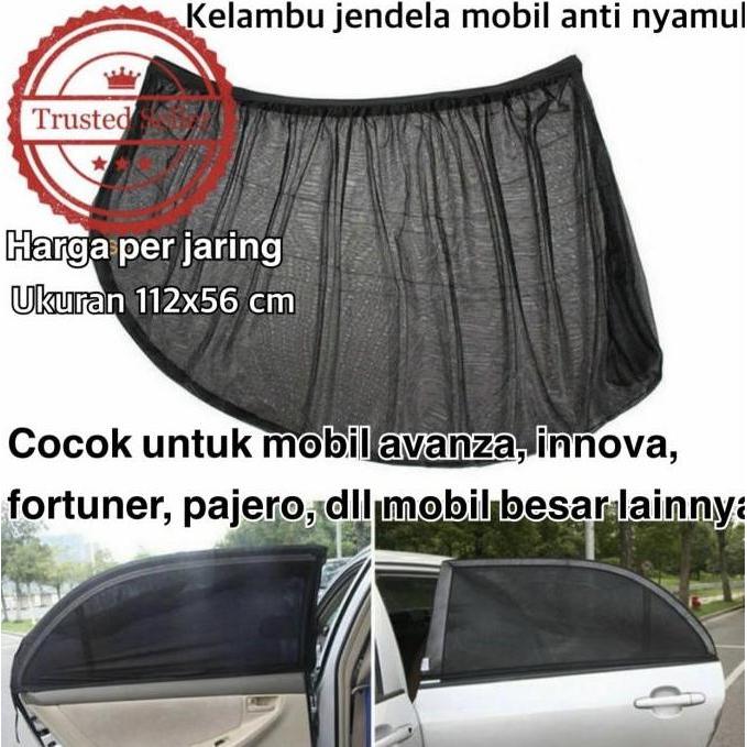 KELAMBU JARING TIRAI JENDELA MOBIL ANTI NYAMUK ANTI DEBU ANTI UV