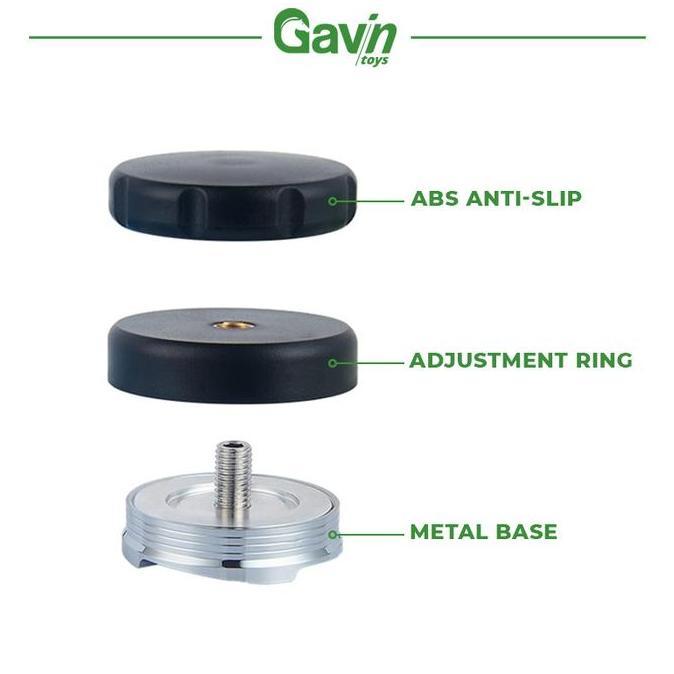 Distributor Kopi Plastik Abs Stainless - Coffee Distributor  Portafilter Barista Tools - Meratakan B