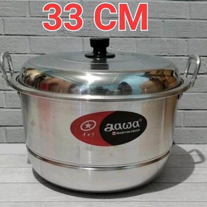 Panci Langseng Maspion Jawa 33Cm/Panci Kukusan Maspion Jawa 33Cm/Dandang Maspion Jawa 33Cm