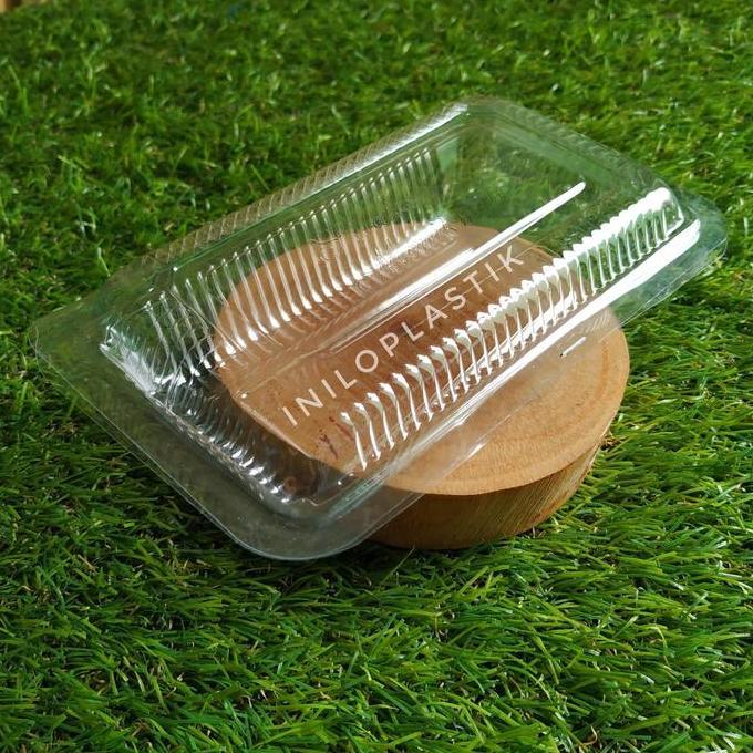 Mika Plastik Bening 4A Serbaguna / Wadah Kue Plastik Mika 4A - 100Pcs