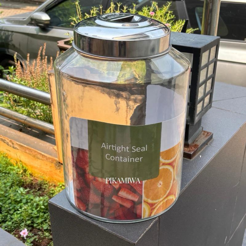 Toples Kaca 15 Liter Asinan 1 Toples Kaca Toples Cantik Toples Jumbo Toples Manisan Toples Infused W