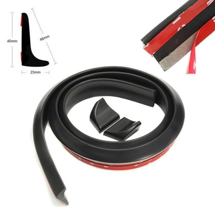 Ducktail Samurai Hitam Polos / Samurai Ducktail Polos Hitam