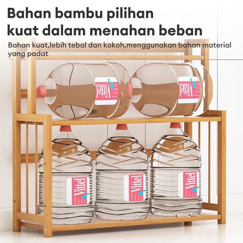 Botol Bumbu Rak/Rak Dapur/Rak Bumbu Dapur/Rak Serbaguna/Bumbu Dapur Bambu Serbaguna Rak/Rak Dapur Su