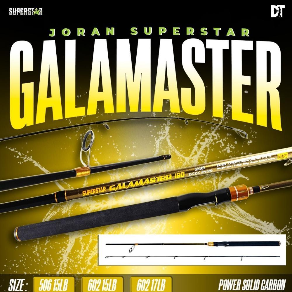 Joran Kolam Galamaster By Superstar Size 562 602 Panjang 165 180 cm Power Solid Carbon | Joran Panci