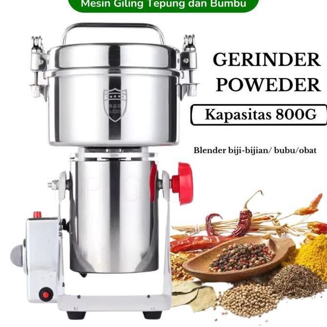 Mesin Giling Bumbu Rempah Blender Tepung