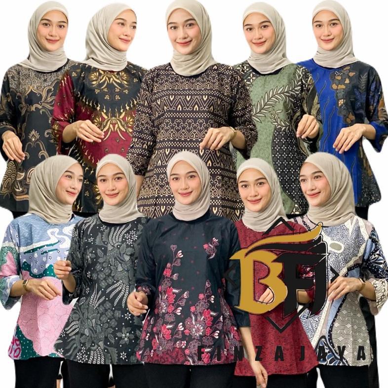 Baju Batik Wanita | Atasan Batik Wanita Kerja | Batik Kerja Size M L XL XXL