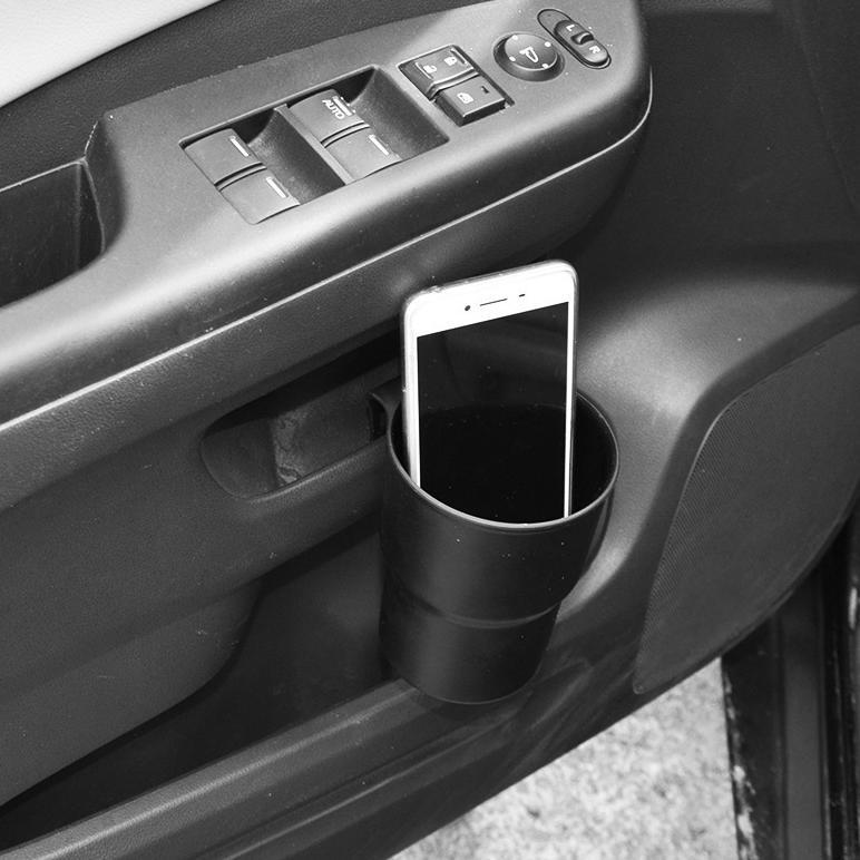 TERBARU blnjonlineku-Tempat Sampah 2in1 Asbak Mobil MOTOR Tempel Gantung Dudukan Bentuk Tempat Gelas