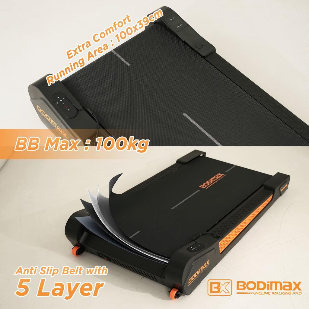 Bodimax Walking Pad Incline/ Walking Pad / Treadmill / Treadmil Incline/ Alat Olahraga