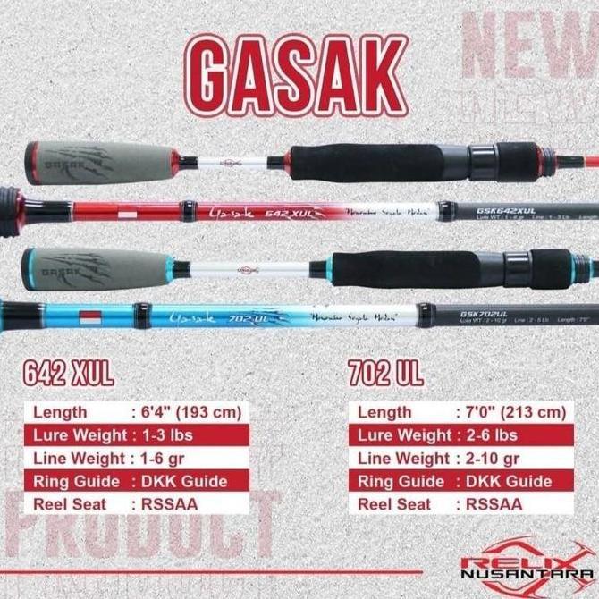 TERMURAH - Joran UL Relix Nusantara GASAK - Free Packing