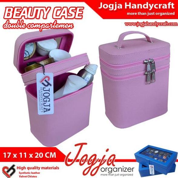 Box Make Up / Kotak Make Up / Tempat Make Up / Beauty Case Pink