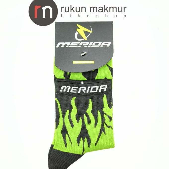 Promo Merida Socks Original Team Merida Size M Medium Sock Kaos Kaki Sepeda Balap Roadbike / Gunung 