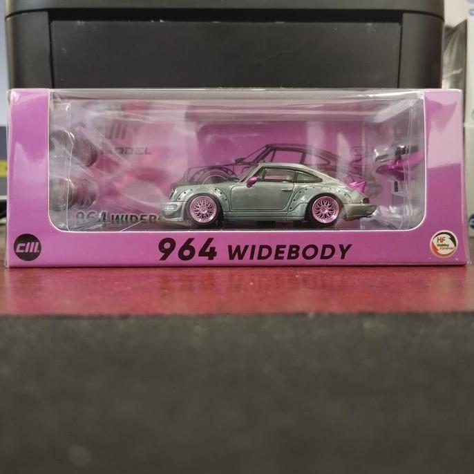 Promo CM64-964-INA - CHASE CM Model 1/64 Porsche RWB 964 Metallic Purple (Indonesia Exclusive) Disko