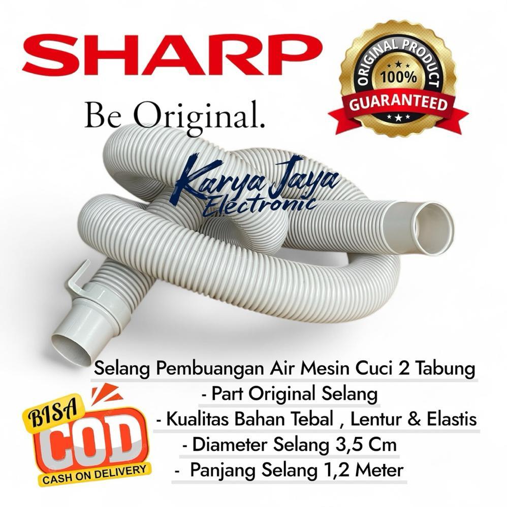 Sale Selang Pembuangan Mesin Cuci Sharp Original / Selang Mesin cuci Sharp 2 Tabung