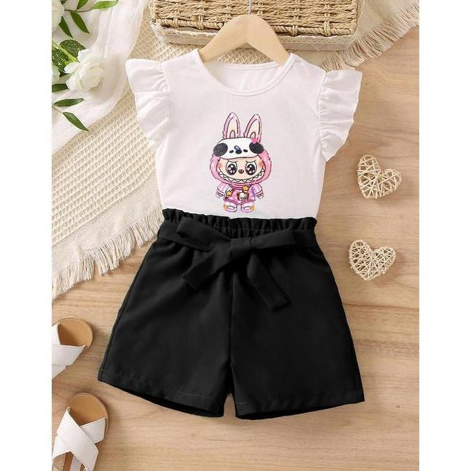 Wikipid- Setelan Anak Perempuan  Yovana Baju Celana