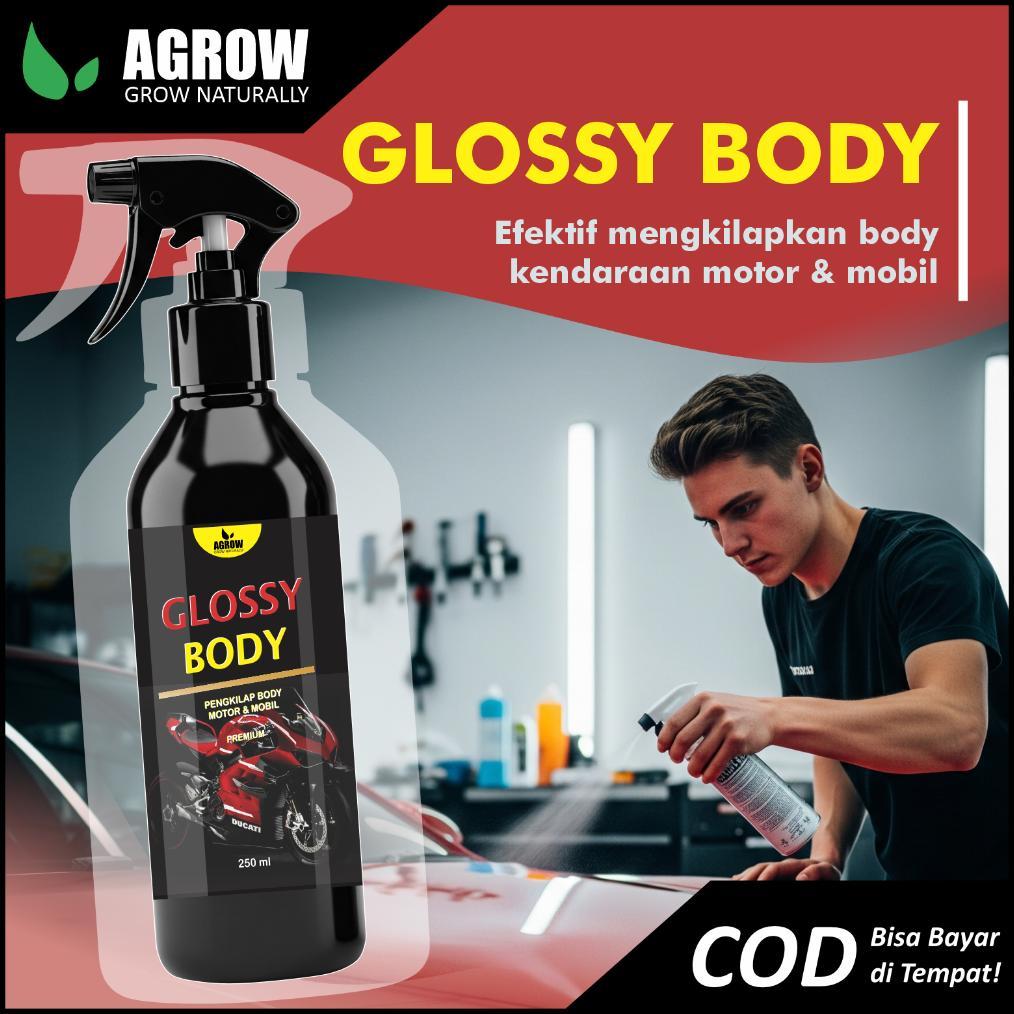 NEW Pengkilap Body Motor Mobil Glossy Body Polish Semi Coating Nano Ceramic Wax Spray Sealant Guard 