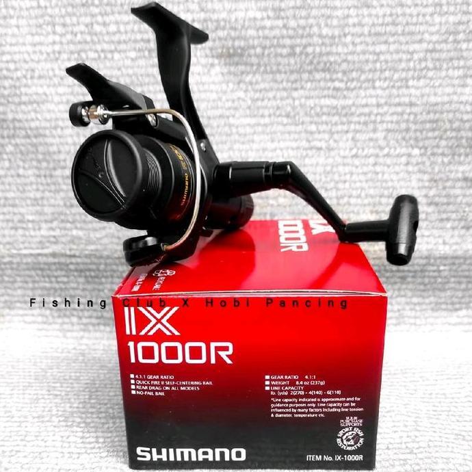 BEBAS ONGKIR - Reel Shimano IX 1000 R 2000R 4000 R, Drag Belakang. Limited Edition Ikan Mancing