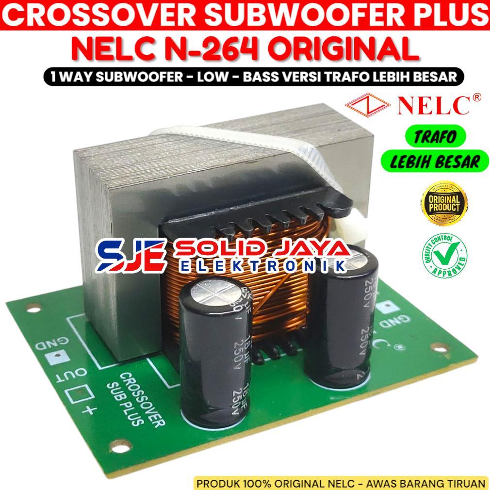 BEST DEALS CROSSOVER SUBWOOFER PLUS 1 WAY N264 NELC CROSOVER SUB SUBWOFER LOW BASS SUB WOOFER CROSSO