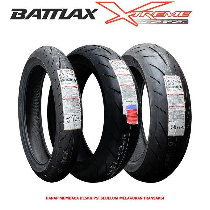 Terlaris Ban Battlax S23 Depan / Belakang 120/70 160/60 180/55 190/55 190/50 200/55 - 17 Ninja Cbr Z