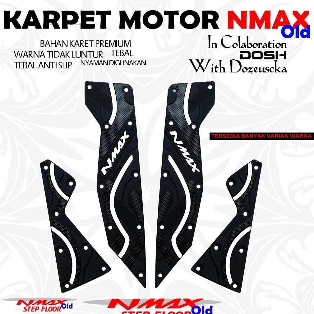 Karpet Motor Nmax Old Pijakan kaki bahan karet asli Pijakan Kaki Nmax Alas Kaki Nmax