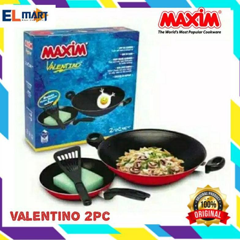 Maxim valentino 2pc set /wajan pan valentino set