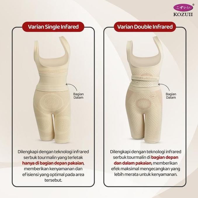 Kozuii Panty Celana Slimming Suit Korset Pelangsing Postpartum Corset Ion Negatif