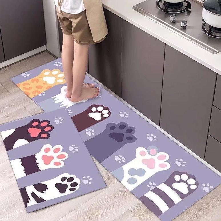 Bima Sakti - Utama Jakarta - Uj023 (K1-K83) Keset Kaki Dapur  Set 2 In 1 40X60 Dan 40X120/Keset Alas