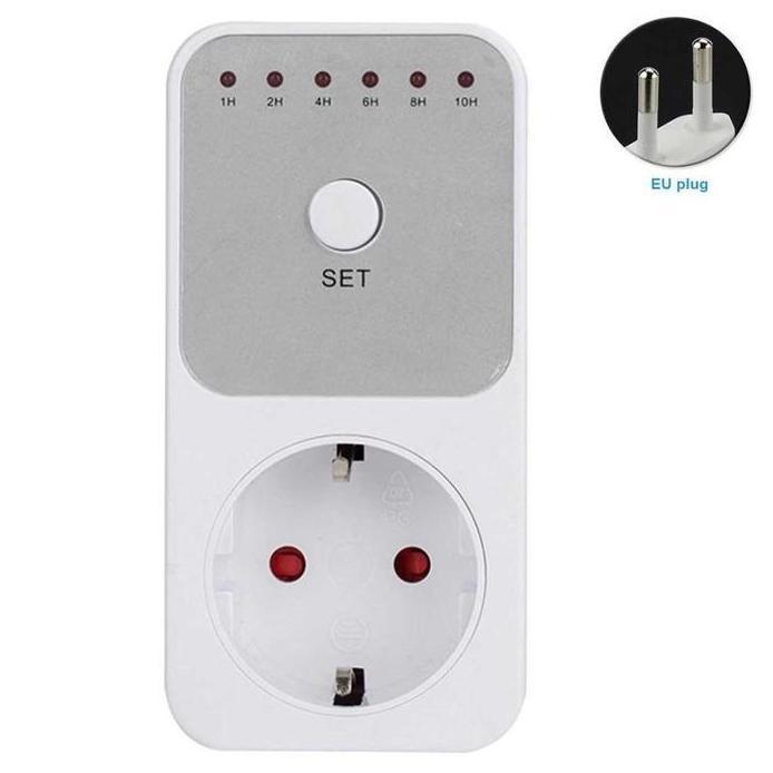 Stop Kontak Timer Digital Otomatis Countdown Timer Woo / Stop Kontak Timer