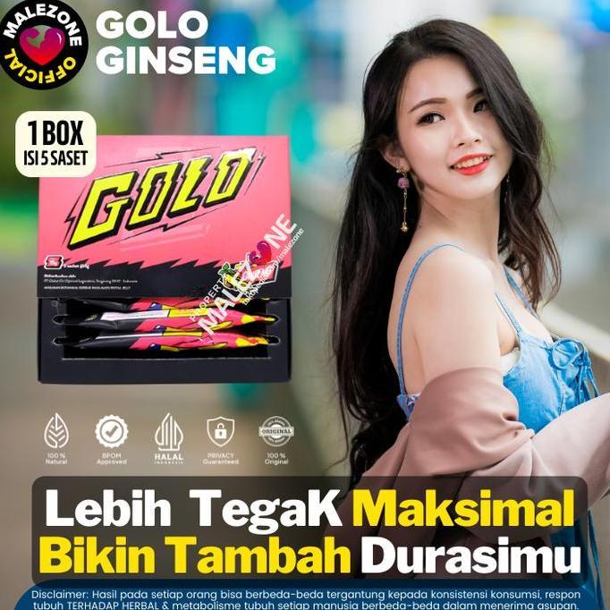 Obat Herbal Golo Ginseng Suplemen Vitalitas Stamina Kuat Pria Original