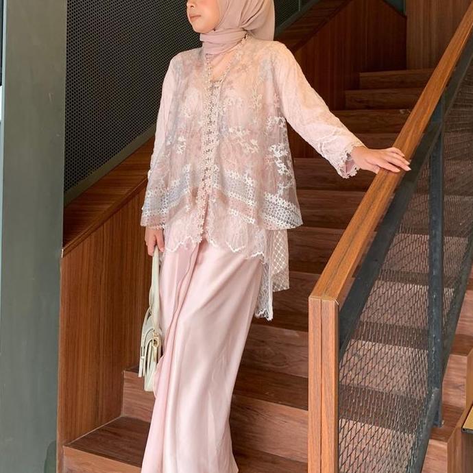 Setelan Inner Outer Rok Panjang | ArumiSet Outer Motif | Baju Wanita GS