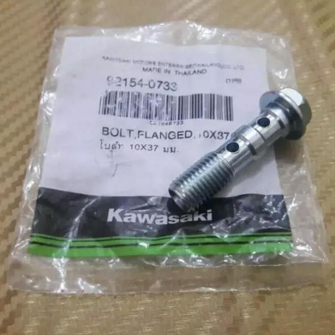 Banjo Er6  Baut Selang Rem Dobel 2 Lubang Original Kawasaki Terbaik
