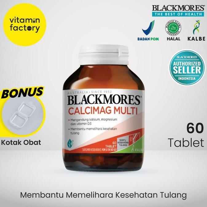 Vitafix- Blackmores Calcimag Multi Bpom Kalbe (Kalsium Obat Tulang) - 60 Tablet