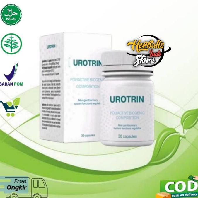 Urotrin Asli Obat Herbal Suplemen Pria Kuat & Besar Ampuh Original
