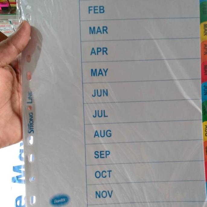 Dicdoc- Pembatas Kertas Bulan / Divider Bulan 6259