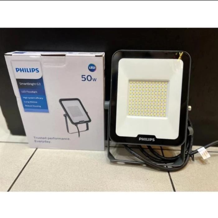 Philips Lampu Sorot Bvp151 50W Cool White 6500K - Lampu Led Bvp 151 50 Watt Original Baru