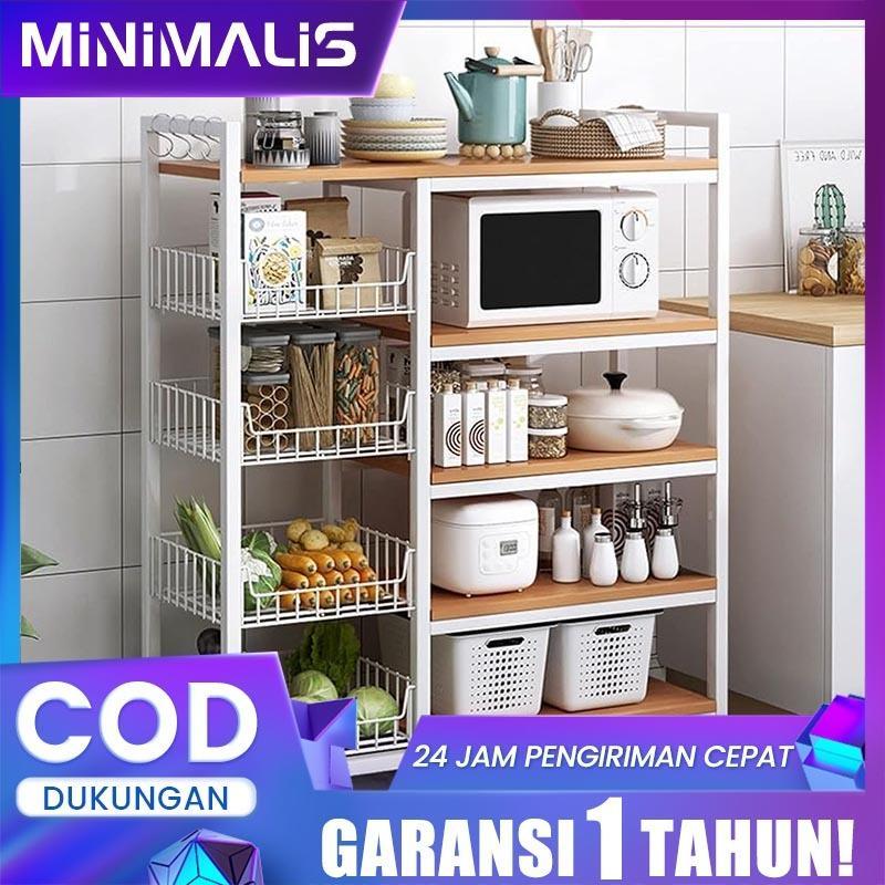 Minimalis Lemari Dapur Minimalis/Rak Oven/Rak Microwave/Rak Oven Microwave/Rak Oven Microwave/Rak Bu