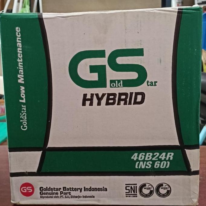 NEW Aki Hybrid Avanza/ GS Hybrid NS60 Goldstar/ 12V45Ah/ Aki Xenia Rush