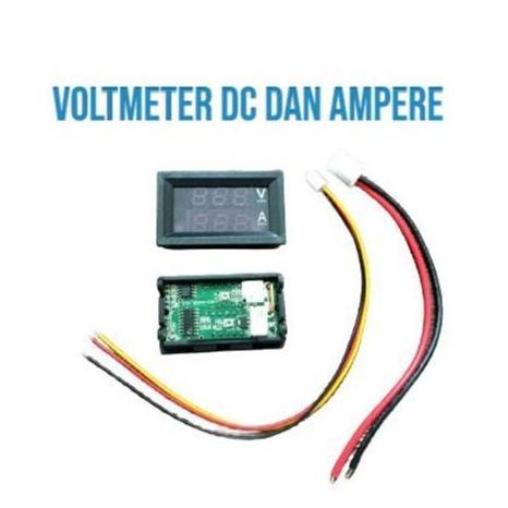 VOLTMETER DIGITAL VOLT DC DAN AMPERE