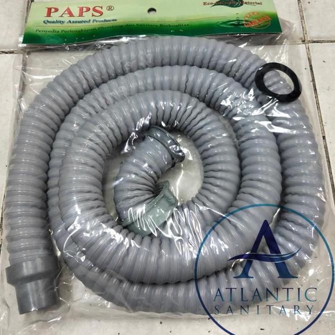 Washyt- Selang Pembuangan Sink Wastafel Bak Cuci Piring Panjang 1.5 Meter - 2 Meter Drat 1 1/2 Inch 