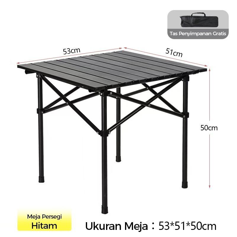 Uhouse Set Kursi Lipat & Meja Camping / Set Perlengkapan Camping Outdoor