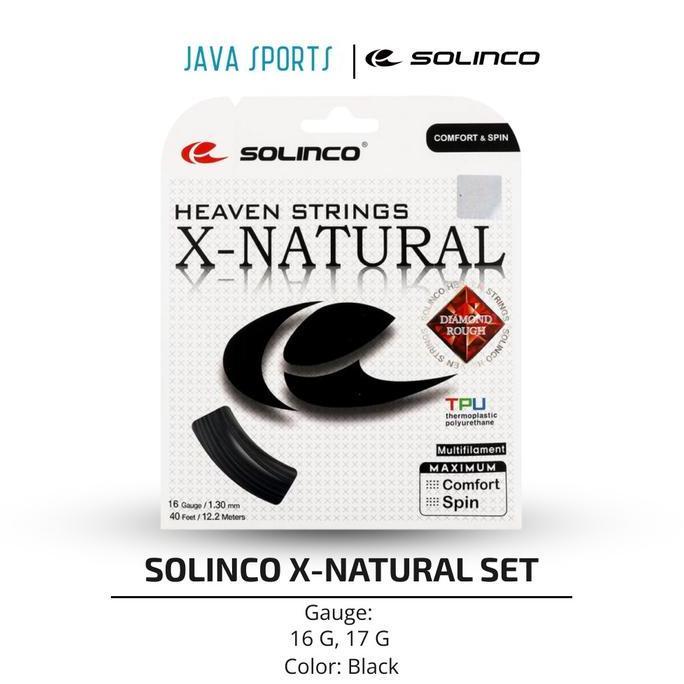 Senar Tenis Solinco X-Natural | Comfort & Spin | Multifilament